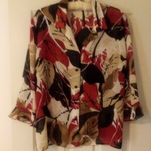 Alfred Dunner Blouse - XL - Fall Colors
